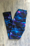 Yoga Waist 3 Inch Galaxy Print Leggings