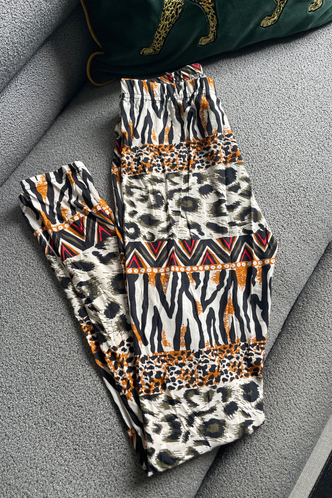 Cheetah Tribal Print Leggings