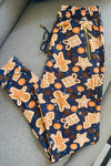 Gingerbread Cookie Print Christmas Print Harem Pants