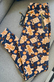 Gingerbread Cookie Print Christmas Print Harem Pants