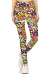 Graffiti Print Leggings