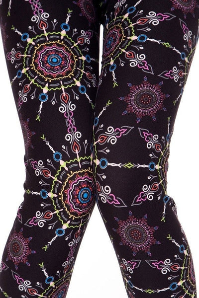 Kaleidoscope Print Leggings