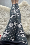 Yoga Waist 3 Inch Panda Print Leggings