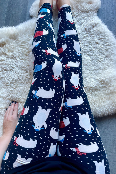 Christmas Mood Print Queen Size Leggings