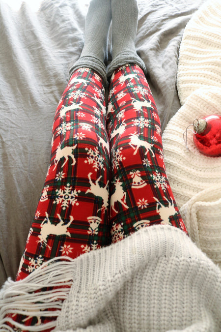 Holiday Mood Print Leggings