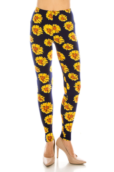 Yoga Waist 5" Tie Dye Black/White Print Leggings