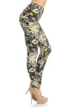 Vintage Floral Print Leggings
