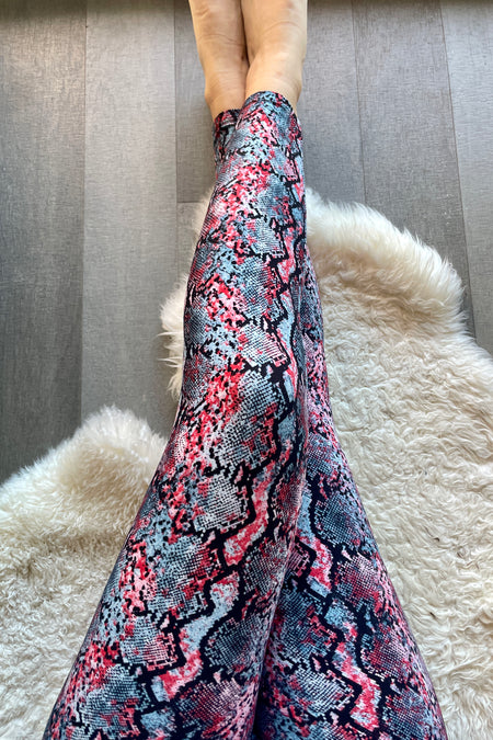 Yoga Waist 5" Houndstooth Print Leggings