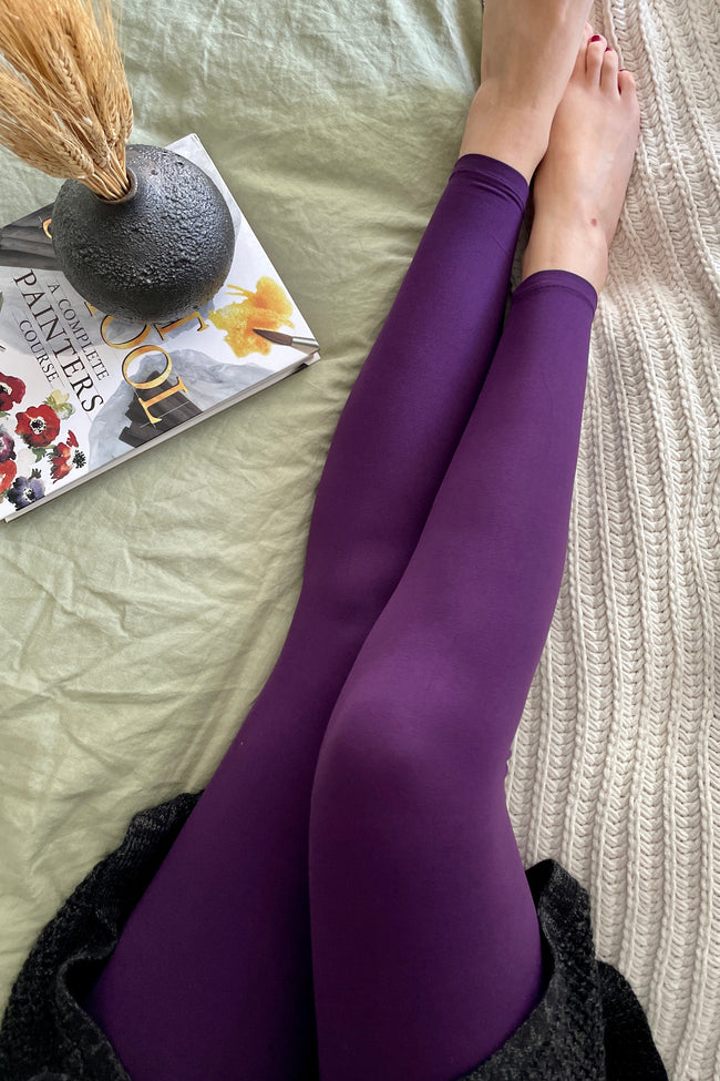 Solid Color 3” Yoga Waist Basic Leggings