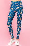 Santa Gingerbread Cookie Print Buttery Soft Leggings