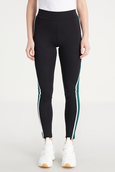 Petite Active Leggings with a side stripe