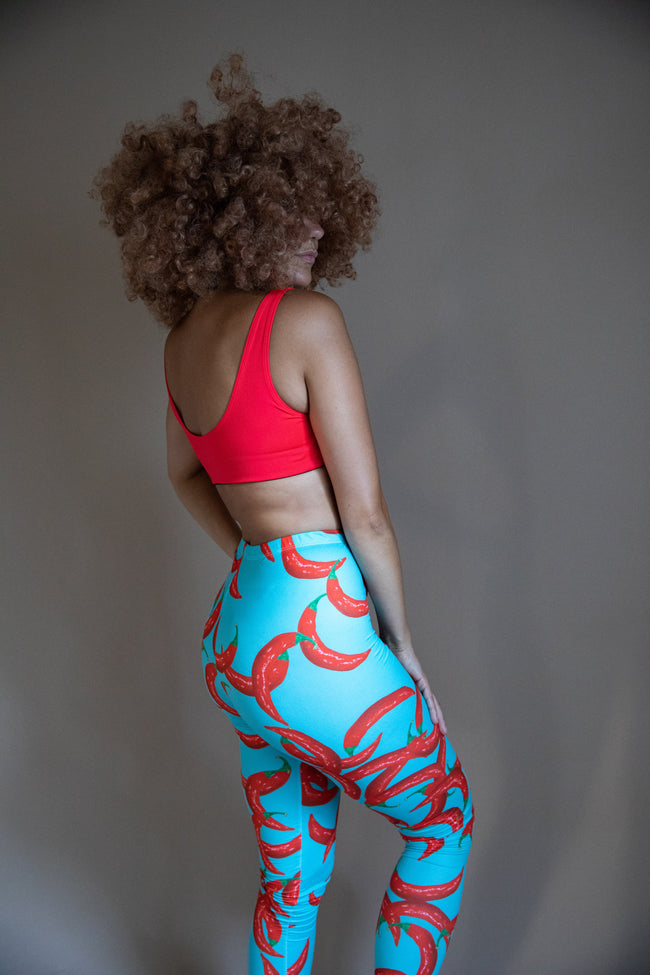 Red Hot Chili Peppers Print Leggings