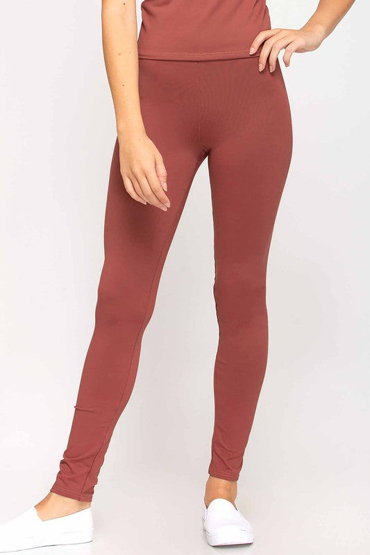 Solid Color FLEECE Queen Size Winter Leggings