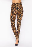 5 Inch Yoga Waist Leopard Print Leggings