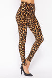 5 Inch Yoga Waist Leopard Print Leggings