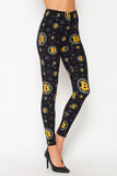 Bitcoin Print Leggings
