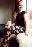 gingerbread cookie holiday christmas festive buttery Soft Microfiber High Waist Fashion Patterned Celebrity Leggings for Women one size