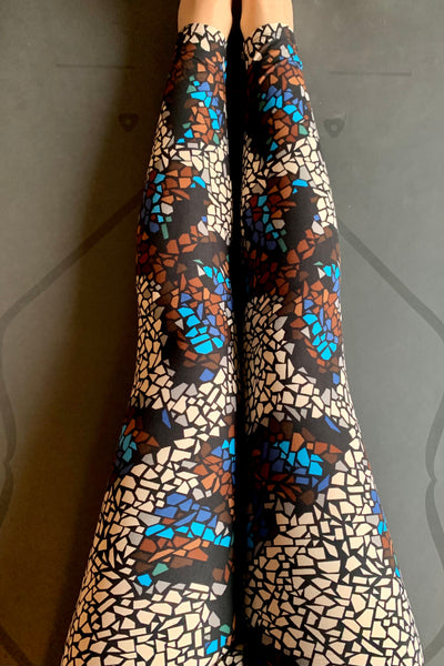 Butterfly Mosaic Print Queen Size Leggings