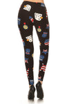 American Flag Print QUEEN SIZE Leggings