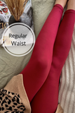 Solid Color Basic Leggings One Size