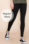 Solid Color Basic Leggings One Size