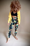 Tropical Pineapple/Melon Print Leggings