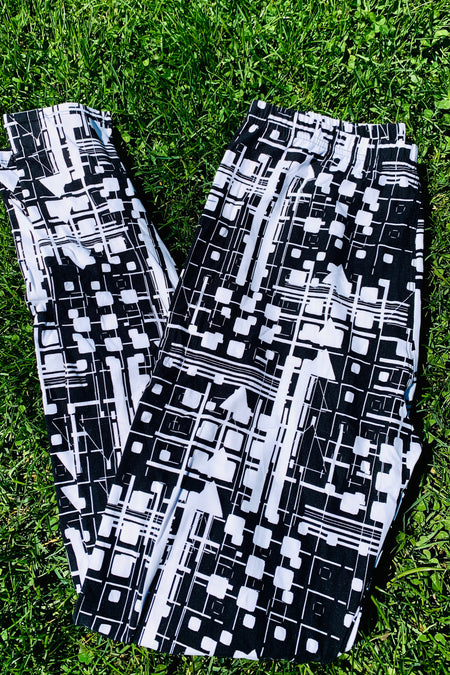 Pineapple (Orange) Print QUEEN SIZE Leggings