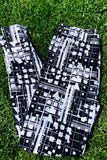Abstract Print QUEEN SIZE Leggings