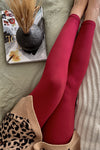 Solid Color Queen Size Basic Leggings