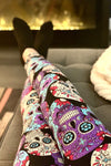 Skull Print QUEEN SIZE Leggings