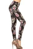 Skull Print QUEEN SIZE Leggings