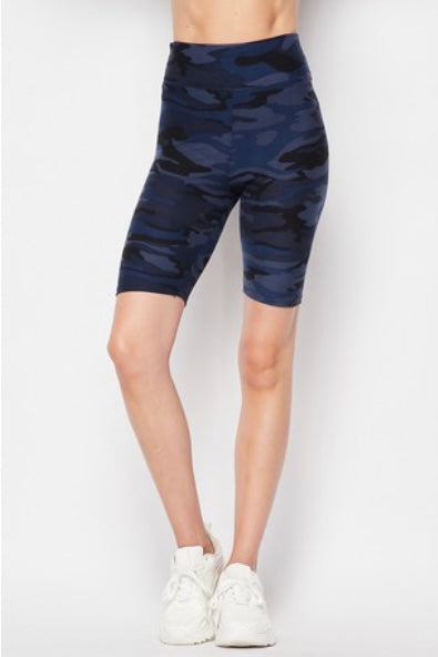 Yoga Waist 3" Microfiber Biker Shorts
