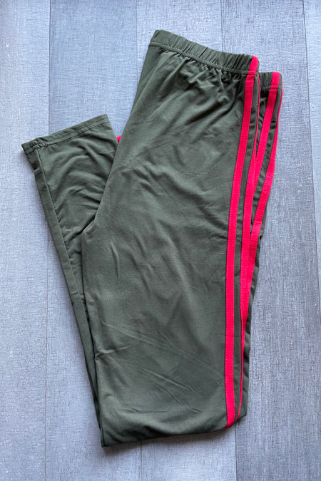 Solid Color Queen Size Basic Leggings