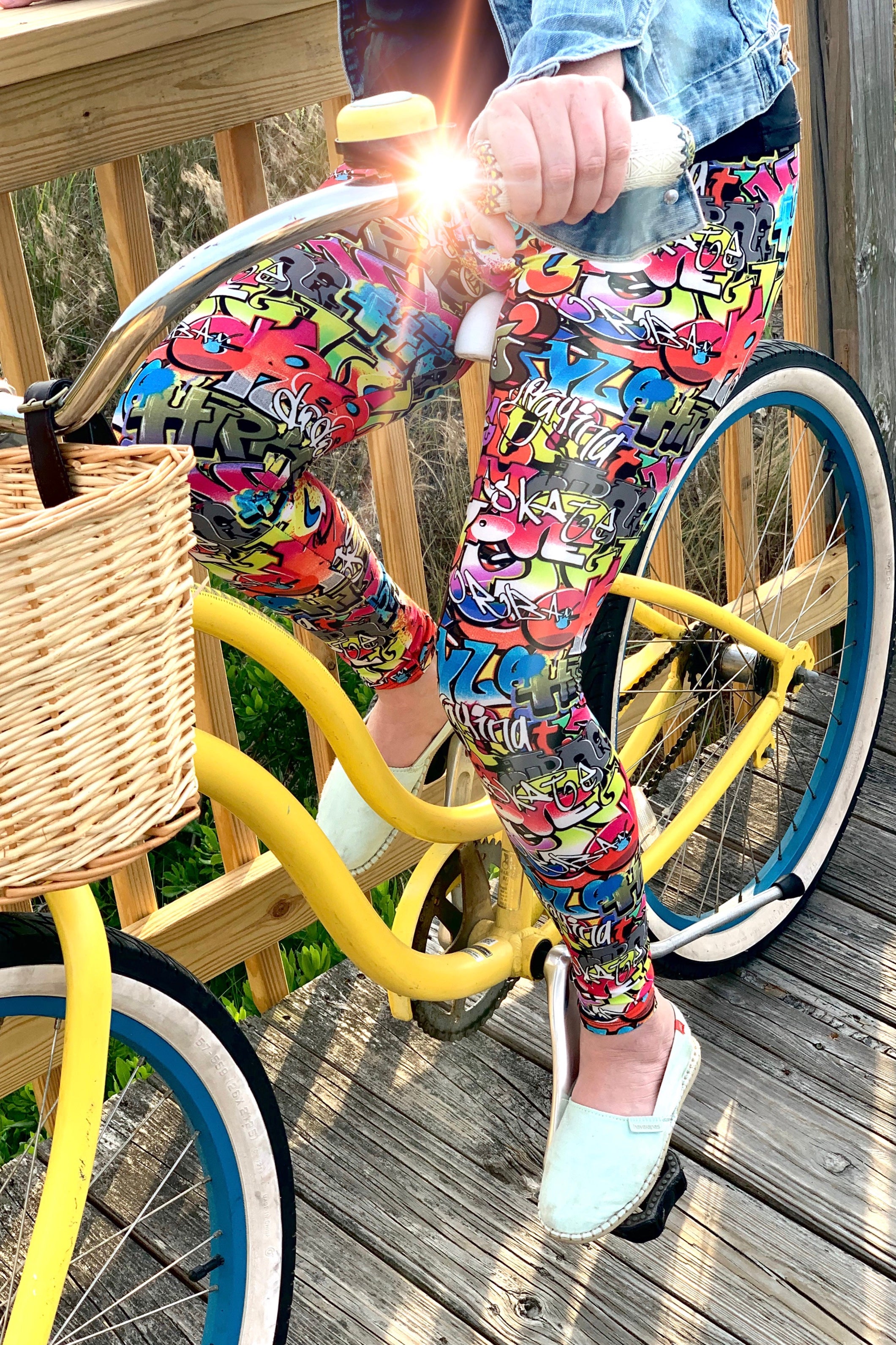 Graffiti Hiphop Print Women's Leggings