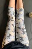 Army Print Capris