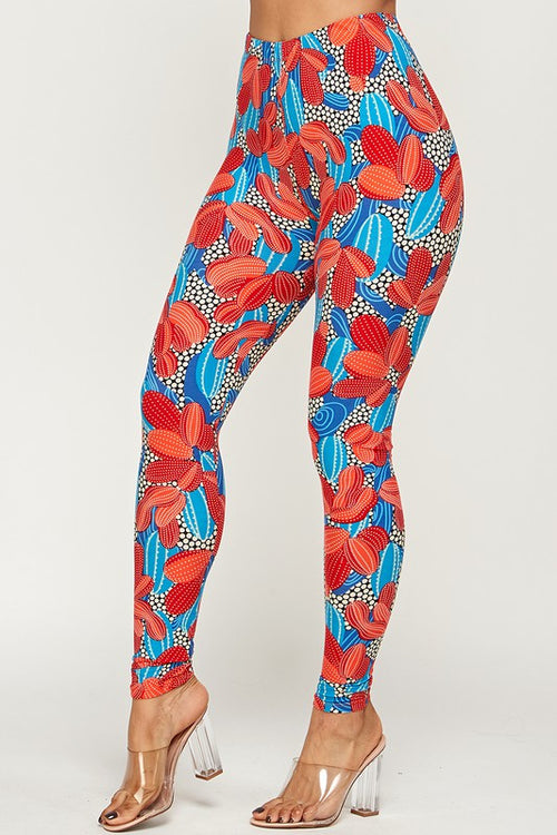 Cactus Print Leggings