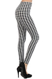 Houndstooth Print Leggings