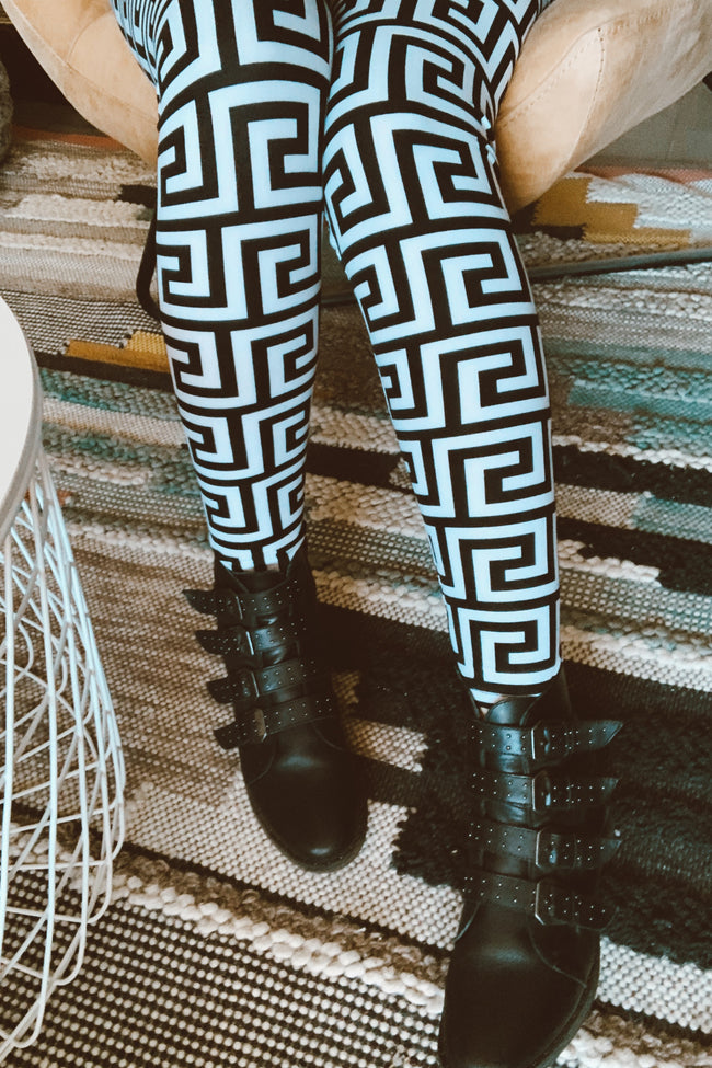 Geometrical Print Leggings