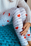 Love Print Leggings