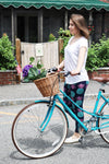 teal pink pineapple buttery Soft Microfiber High Waist Fashion Patterned Celebrity Leggings for Women one size