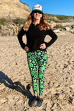 St. Patrick’s Day Lucky Clover Print Leggings