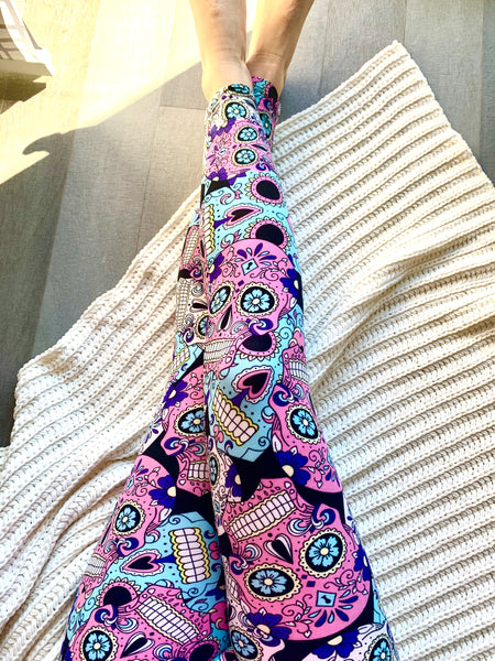 Skull Print QUEEN SIZE Leggings