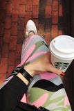 pink olive army camouflage yoga waist buttery Soft Microfiber High Waist Fashion Patterned Celebrity Leggings for Women one size
