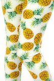 Pineapple (Yellow) Print Leggings