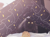 black cat halloween yoga waist buttery Soft Microfiber High Waist Fashion Patterned Celebrity Leggings for Women one size