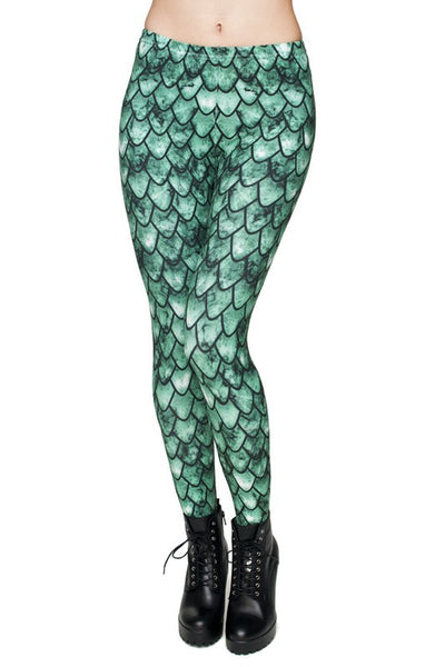Mermaid Print Leggings