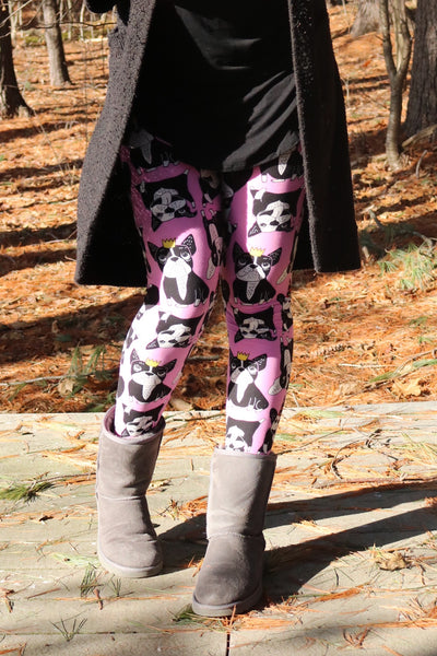 French Bulldog Print Leggings