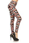 Boston Terrier French Bulldog Print QUEEN SIZE Leggings