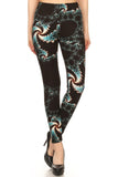 Multicolor Swirl Boho Print Leggings