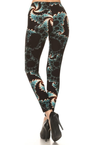 Multicolor Swirl Boho Print Leggings – CELEBRITY LEGGINGS